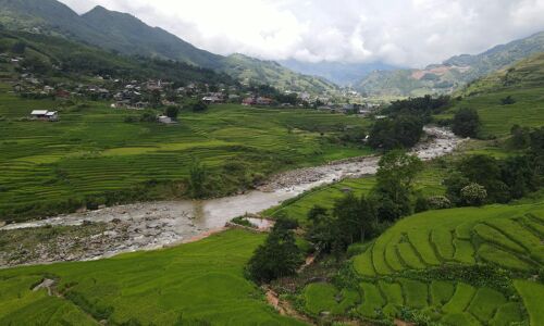 Sapa Rice-fields and Stream